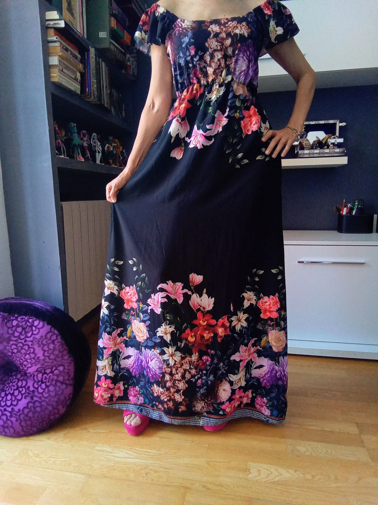 Floral Print Bohemian Maxi Dress – photo 7
